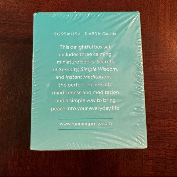 Mindfulness Mini Box Book Set Wisdom Serenity Meditations - Picture 5 of 6